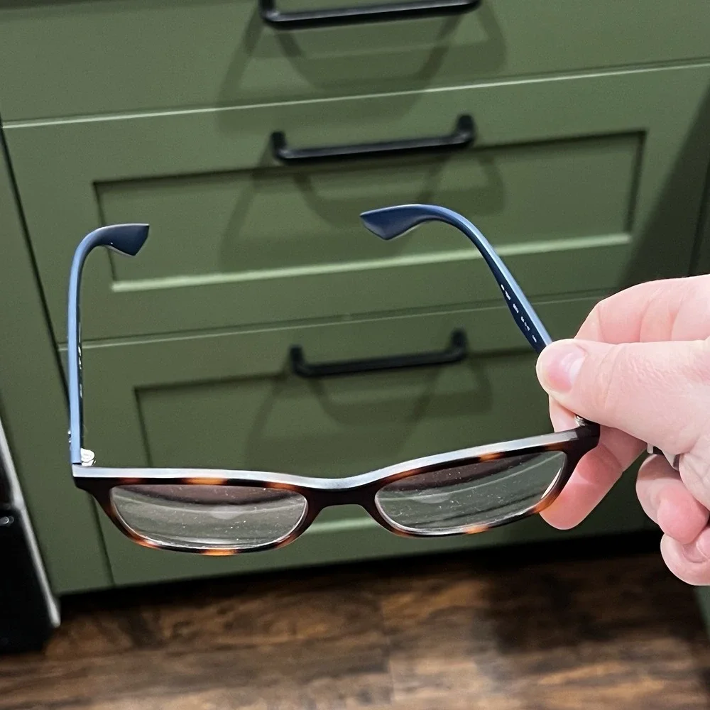 RAY-BAN 7047 5574 MATTE‎ LIGHT HAVANA AUTHENTIC EYEGLASSES 54/17-140 & CASE